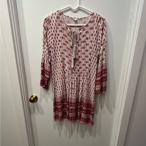 Vintage peasant style dress or long top.